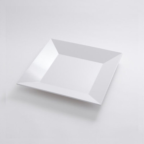 American Metalcraft SQP10 Plastic White Square Endurance Platter