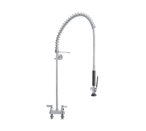Fisher 25110 4" Deck Mounted Control Valve Pre-Rinse Assembly