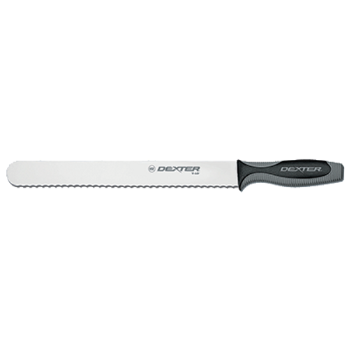Dexter 29353 12" Scalloped Edge Roast Slicer with Soft-to-the-Touch Handle