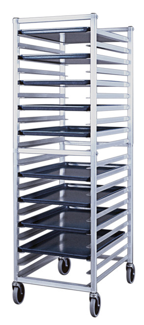 New Age 6301 20.38"W 20 Bun Pan Rack Bolted Aluminum with 3" Centers