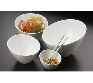 American Metalcraft MELSL92 9.25" 64 Oz. Plastic White Round Endurance Serving Bowl