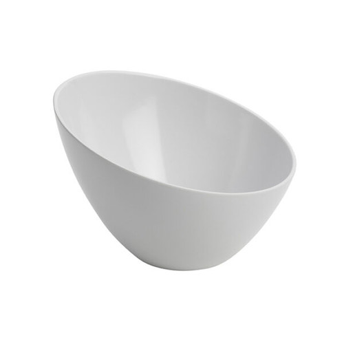 American Metalcraft MELSL92 9.25" 64 Oz. Plastic White Round Endurance Serving Bowl