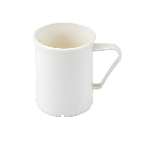 Cambro 96CW148 Camwear 9.6 oz White Polycarbonate Mug - 48/Case