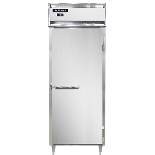 Continental Refrigerator DL1FES-SA 28.5" W One-Section Solid Door Reach-In Designer Line Wide Freezer - 115 Volts