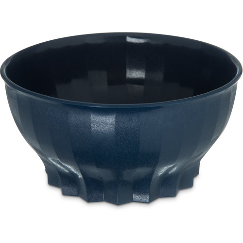 Dinex DX9300B50 Tropez 9 oz Dark Blue High-Temp Convection/Thermalization Ware Bowl