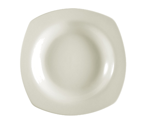 CAC China REC-88 22 Oz. American White Ceramic Square REC Pasta Bowl (1 Dozen)