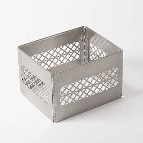 American Metalcraft KSMC10 12.13" W x 10" D x 8.13" H Stainless Steel Rectangular Milk Crate