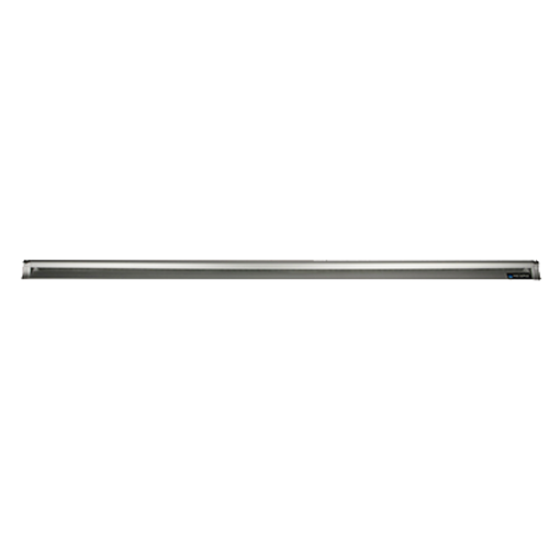 San Jamar CK6548A 48"L x 3/4"W x 2"H Aluminum Slide Check Rack