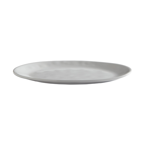 American Metalcraft CPL12CL Plastic White Oval Serving Platter