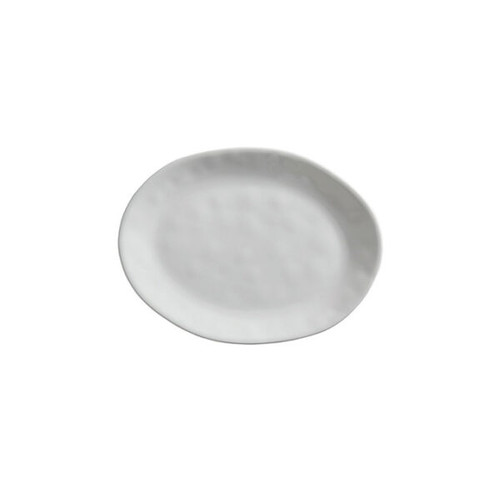 American Metalcraft CPL12CL Plastic White Oval Serving Platter