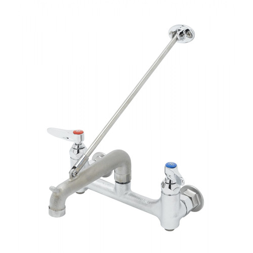 T&S Brass B-0660-BSTR Service Sink Faucet adjustable 8" centers 9" from back of inlets to center of outlet