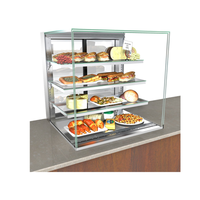 Structural Concepts NE7235RSV 71.75"W Reveal® Service Refrigerated Slide In Counter Case