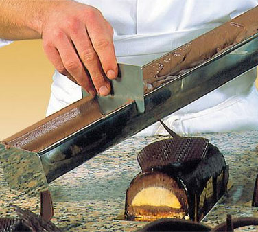 Matfer Bourgeat 341629 Buche Cake Comb Stainless Steel