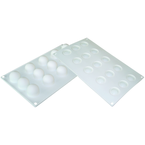 Matfer Bourgeat 258311 Silikomart 3D Mold "Mini Truffles" 11-3/4"L x 7"W Silicone