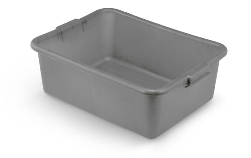 Vollrath 1527B-31 21-3/4"W x 15-1/2"D x 7"Deep Polyethylene Gray Traex Standard Bus Box