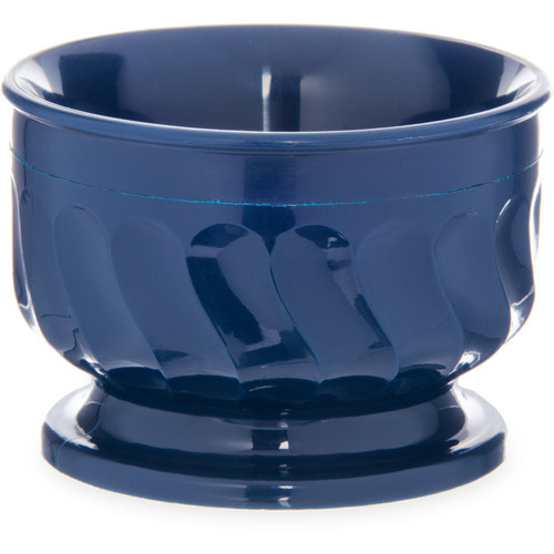 Dinex DX320050 Turnbury 5 oz Dark Blue Insulated Pedestal Base Bowl