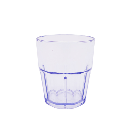 CAC China TMLH-9 9 Oz. Blue Plastic Tropical Tumbler (6 Dozen Per Case)