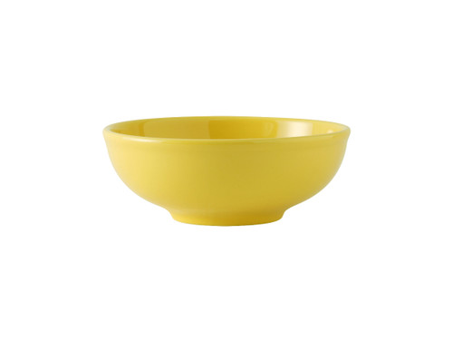 Tuxton BSB-3503 7-5/8" 35 Oz. Ceramic Saffron Round Menudo/Salad Bowl (1 Dozen)