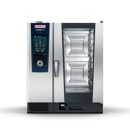 RATIONAL iCombi Pro 10-Half Size Pans Natural Gas Combi Oven - 208/240 Volts, 1 Phase