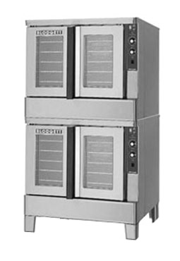 Blodgett ZEPH-200-E DBL Stainless Steel 2 Decks Bakery Size Electric Zephaire Convection Oven - 208 Volts 3-Ph