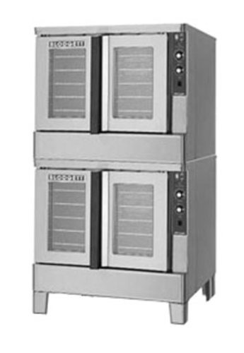 Blodgett ZEPH-200-E DBL Stainless Steel 2 Decks Bakery Size Electric Zephaire Convection Oven - 208 Volts 3-Ph