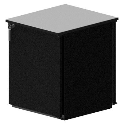 Glastender CP1RL24 24"W One-Section Solid Door Cooler