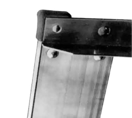 Metro D2448SCB Metro Truck Dolly Frame 48"W Stainless Steel Finish Corner Bumpers