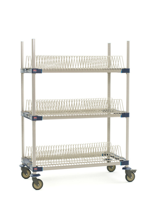 Metro MAX4-PR48VX2 Metromax 4 Mobile Drying Rack Unit 48"W 3-Tier