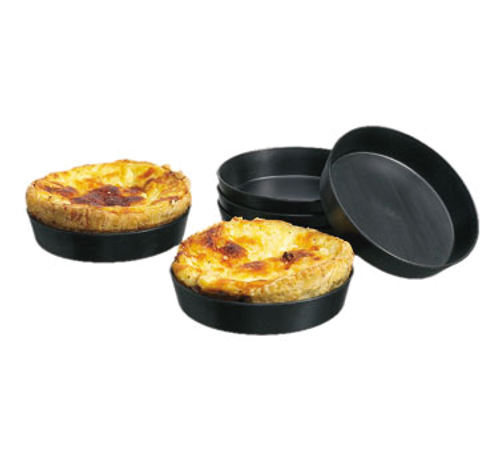 Matfer Bourgeat 345111 ExoGlass Quiche Mold 4-1/3" Dia. x 3/4"H Round - 1 Pack