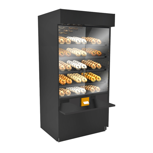Structural Concepts PC3982 41" W Straight Glass Addenda Self-Service Non-Refrigerated Pastry Case