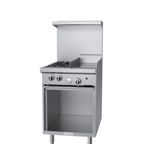 Garland G24-2G12S-LP 24" Liquid Propane G Starfire Pro Series Restaurant Range - 33,000 BTU