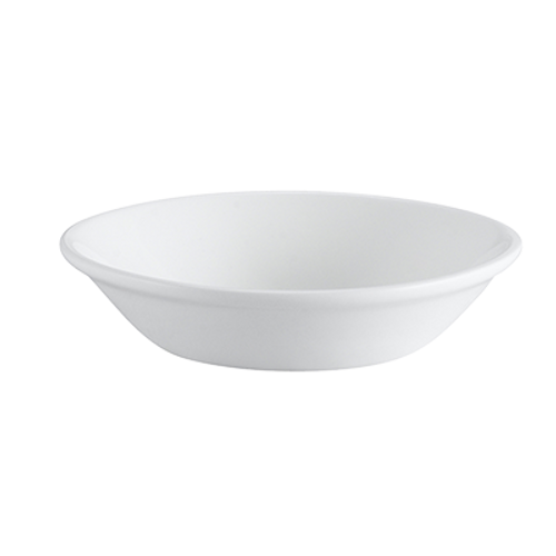 CAC China EVT-11 5.5 Oz. Bone White Porcelain Round Everest Fruit Bowl (3 Dozen Per Case)