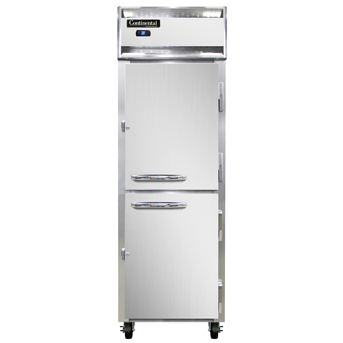 Continental Refrigerator 1RSNSSHD 26" W One-Section Solid Door Reach-In Refrigerator