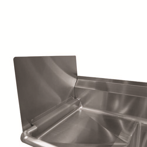Advance Tabco K-700F-18-X 12" Tall Stainless Steel Removable Side Splash