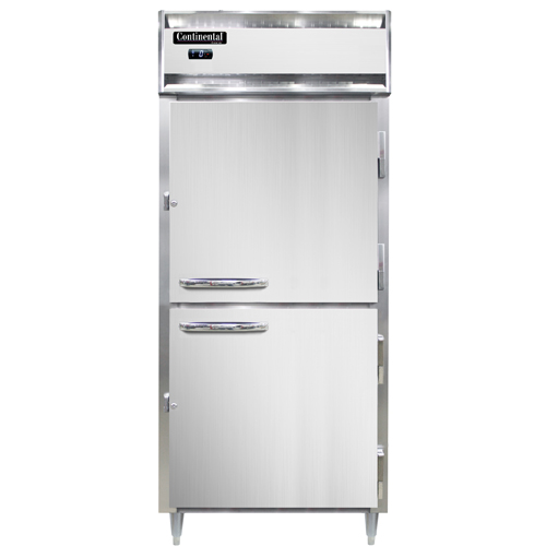 Continental Refrigerator DL1FX-HD 36.25" W One-Section Solid Door Reach-In Designer Extra-Wide Freezer - 115 Volts