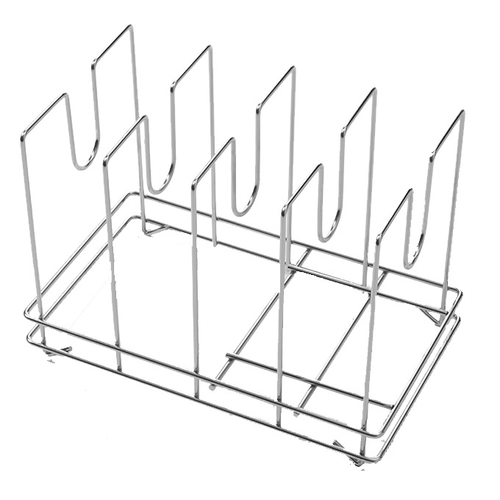 American Metalcraft 18040 14" L Chrome Plated Steel Pizza and Bakers Screen Rack