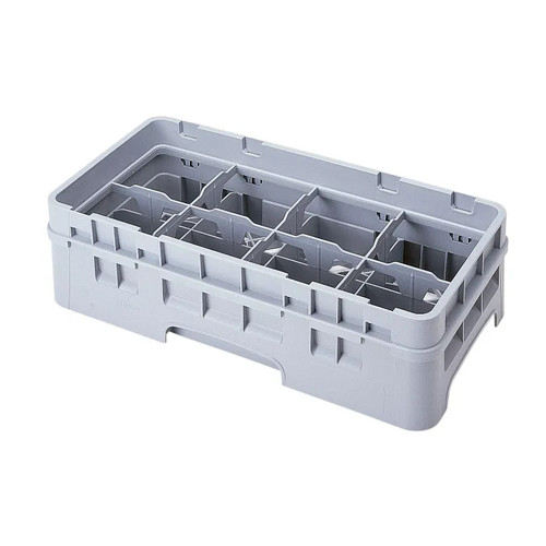 Cambro 8HC414151 Camrack Cup Rack With Soft Gray Extender Half Size - 5 Cases