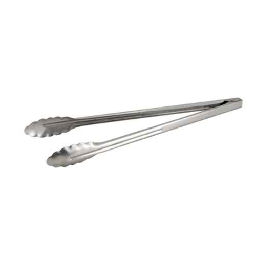 Winco UT-16HT 16" Stainless Steel Utility Tongs