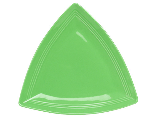 Tuxton CTZ-1248 Ceramic White Triangular Plate (6 Each Per Case)