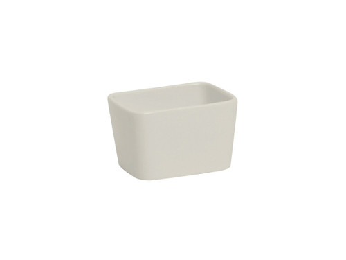 Tuxton AMU-104 Ceramic Pearl White Sugar Packet Holder (1 Dozen)
