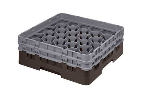 Cambro 30S434167 Camrack Glass Rack With (2) Soft Gray Extenders