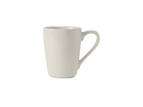 Tuxton AMU-080 2" 8 Oz. Ceramic Pearl White Mug (2 Dozen Per Case)
