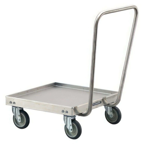 Lakeside 452 27.5" W Stainless Steel Single Stack Rack Dolly with Push Handle
