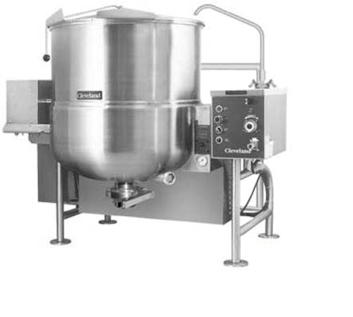 Cleveland HAMKGL60T 60 Gallon 2/3 Steam Jacketed Electric Mixer Kettle - 90,000 BTU