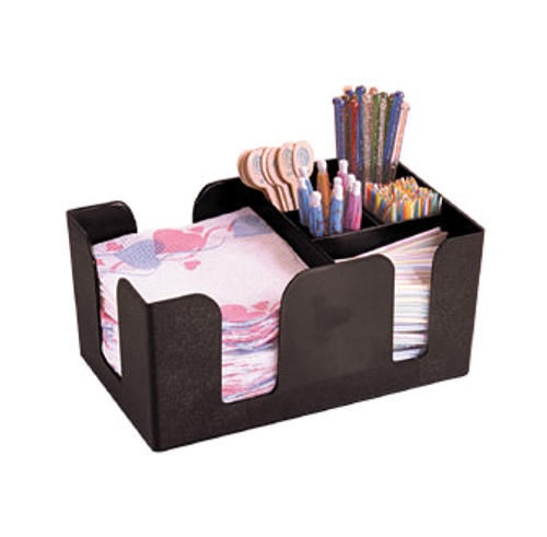 American Metalcraft BAR6 9.5" L x 5.75" W x 4.13" H Plastic Bar Organizer