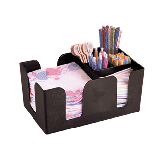 American Metalcraft BAR6 9.5" L x 5.75" W x 4.13" H Plastic Bar Organizer