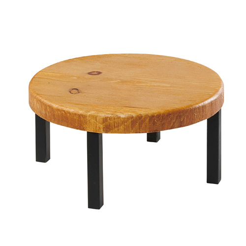 Cal-Mil 22050-6-99 12" Dia. x 6"H Round Wood Madera Riser