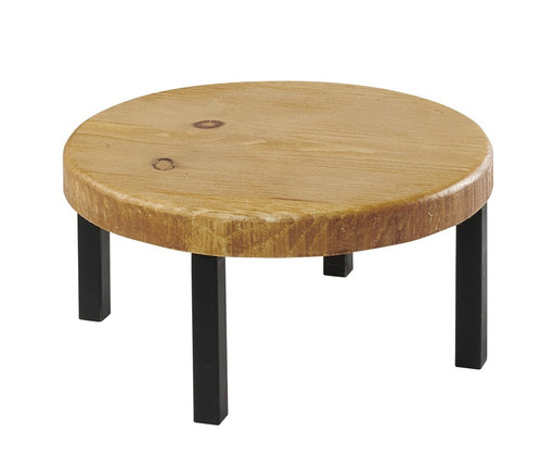 Cal-Mil 22050-6-99 12" Dia. x 6"H Round Wood Madera Riser