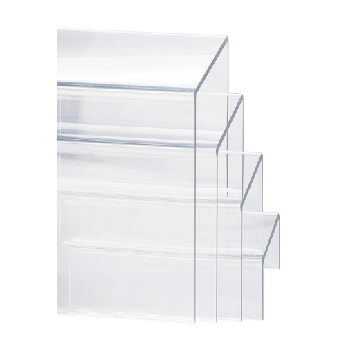 Cal-Mil 238 5" x 5" x 2"H Clear Acrylic Classic Display Riser