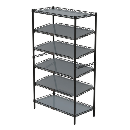 Metro CR1836TGPU 62 1/4"H To-Go Order Pick-Up Station